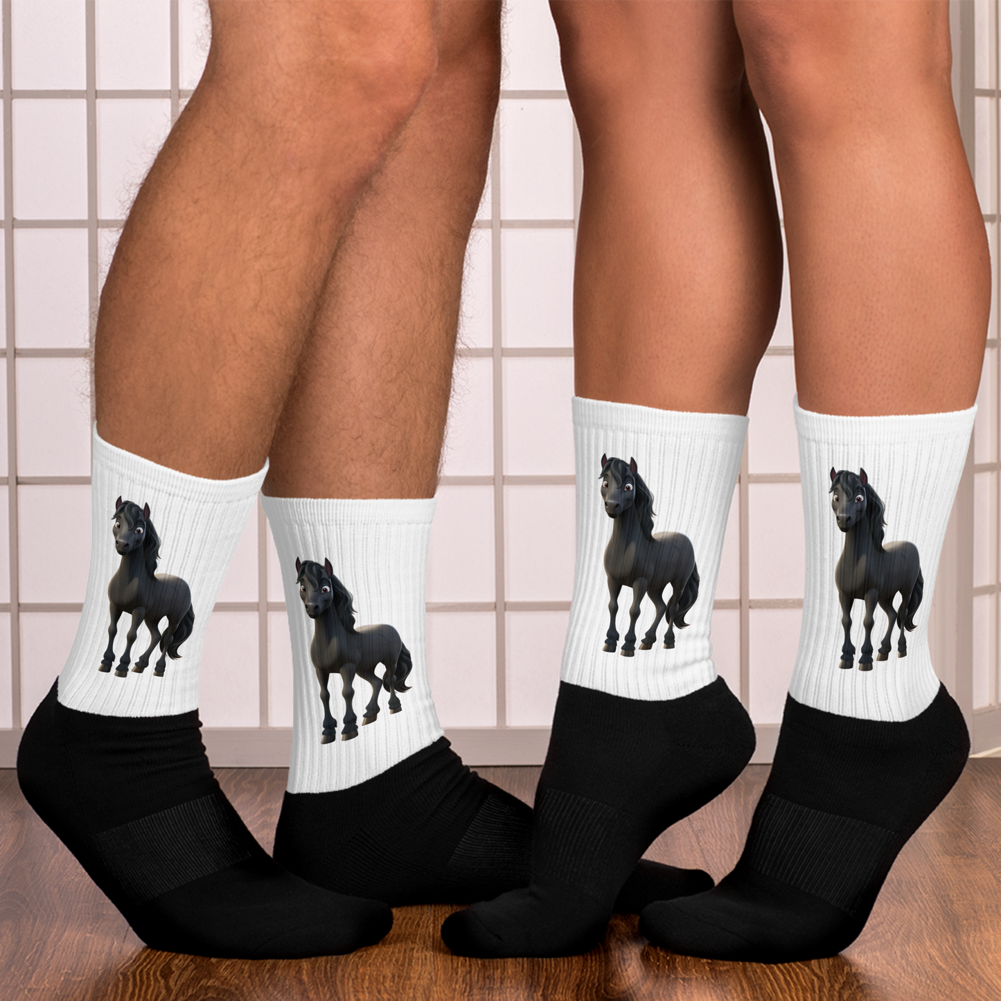 Custom Pet Socks for a horse named Bella