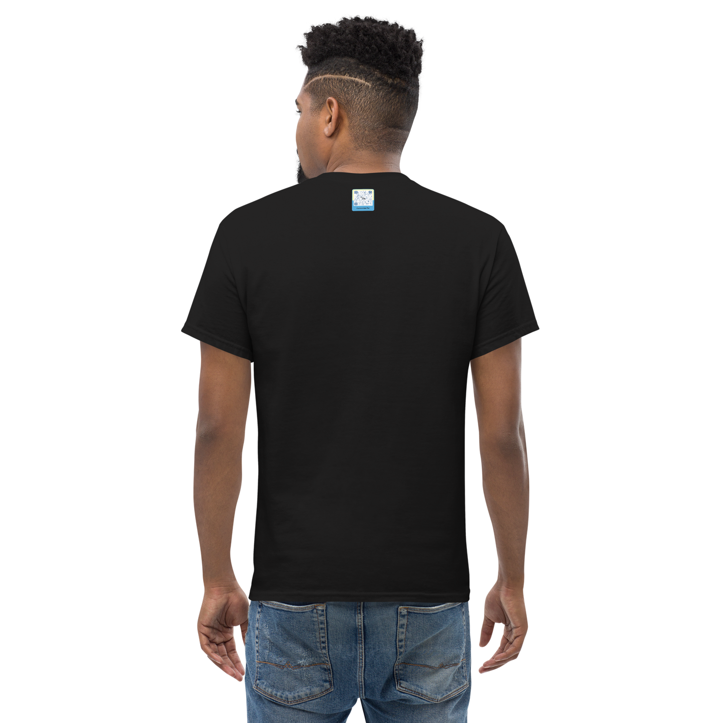 black Custom Pet Men’s Classic Tee for a horse named Bella