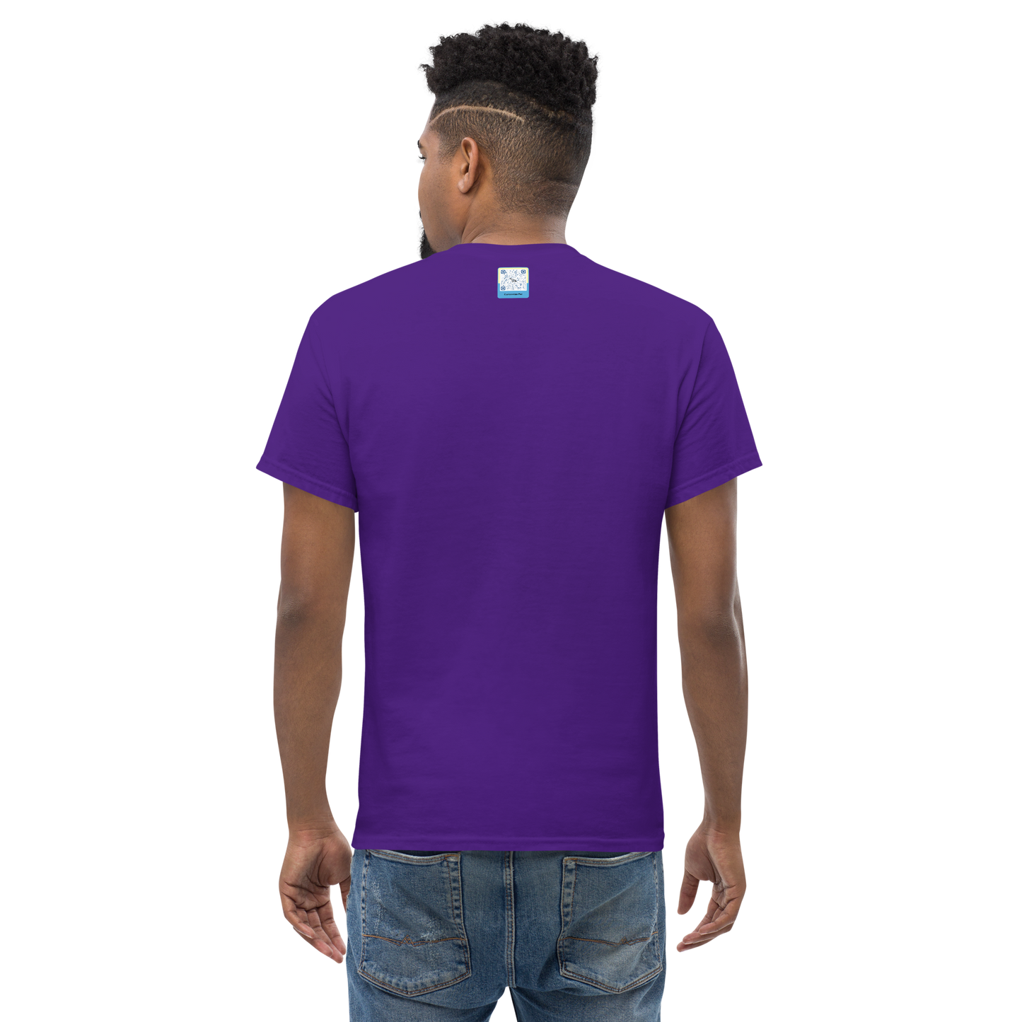 purple Custom Pet Men’s Classic Tee for a horse named Bella