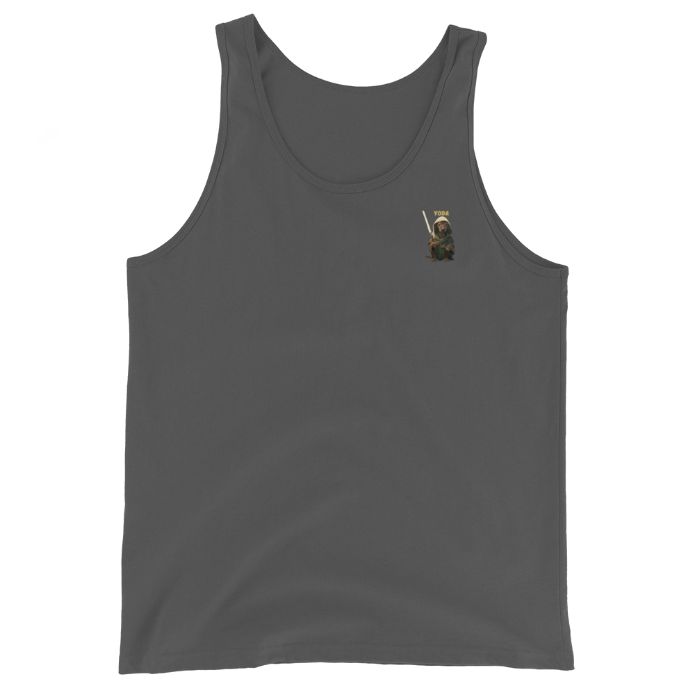 grey Custom Pet Men’s Tank Top for a dog named Yoda