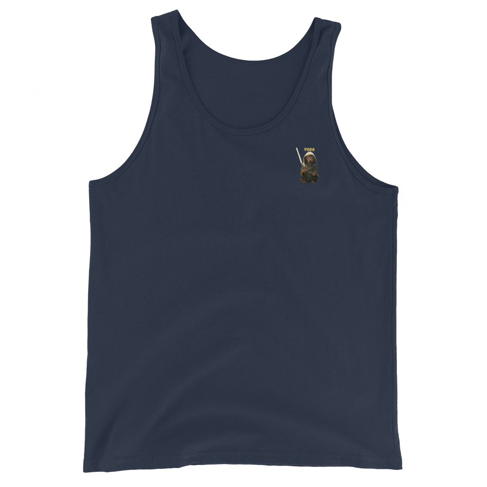 navy Custom Pet Men’s Tank Top for a dog named Yoda