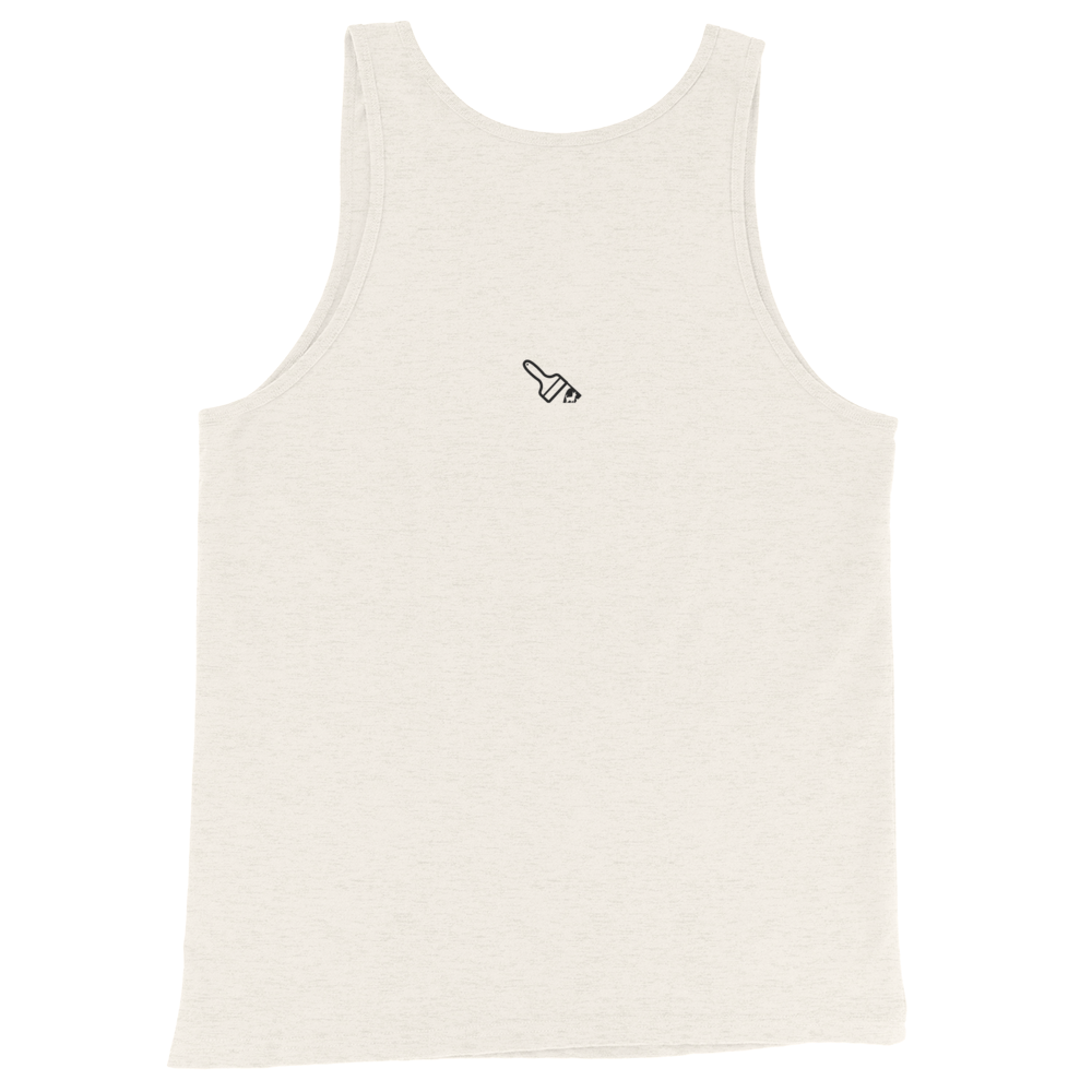 white Custom Pet Men’s Tank Top for a dog named Yoda