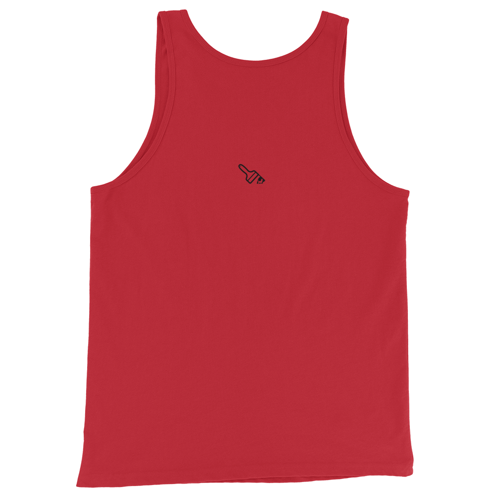 red Custom Pet Men’s Tank Top for a dog named Yoda