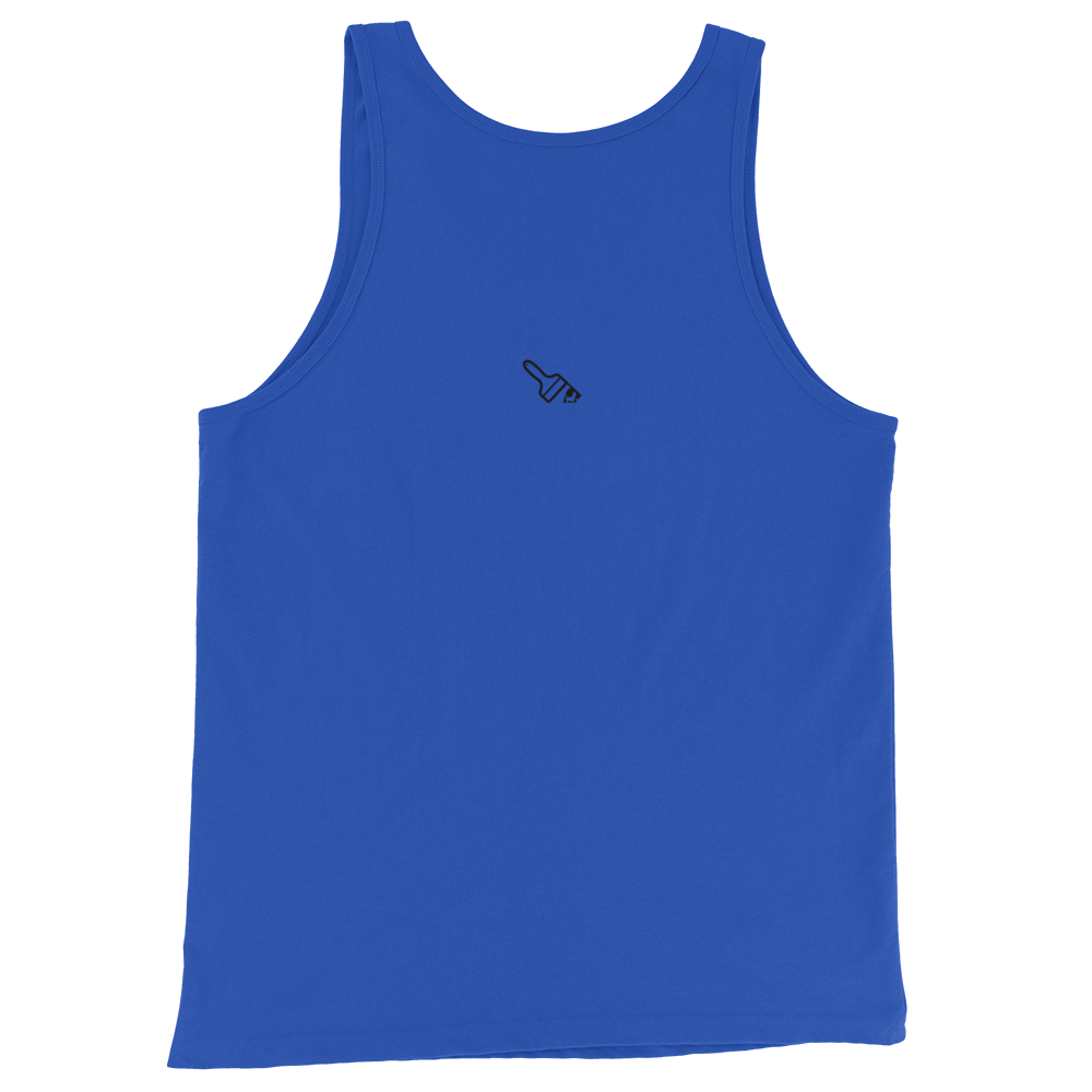 royal blue Custom Pet Men’s Tank Top for a dog named Yoda