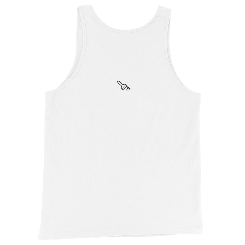 white Custom Pet Men’s Tank Top for a dog named Yoda