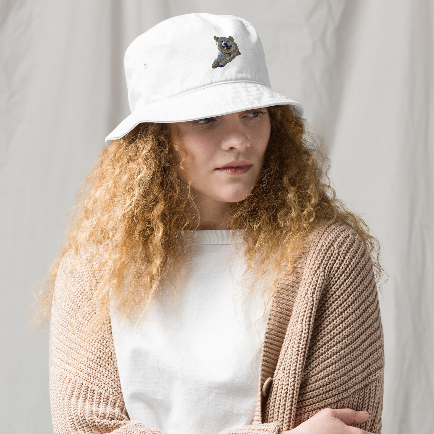 Custom Pet Organic Bucket Hat | Couch Cooper