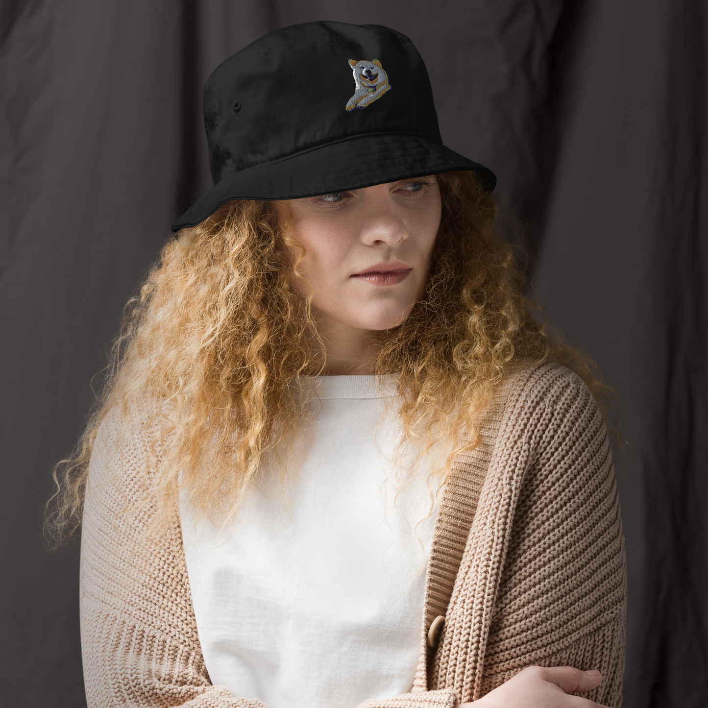 Custom Pet Organic Bucket Hat | Couch Cooper