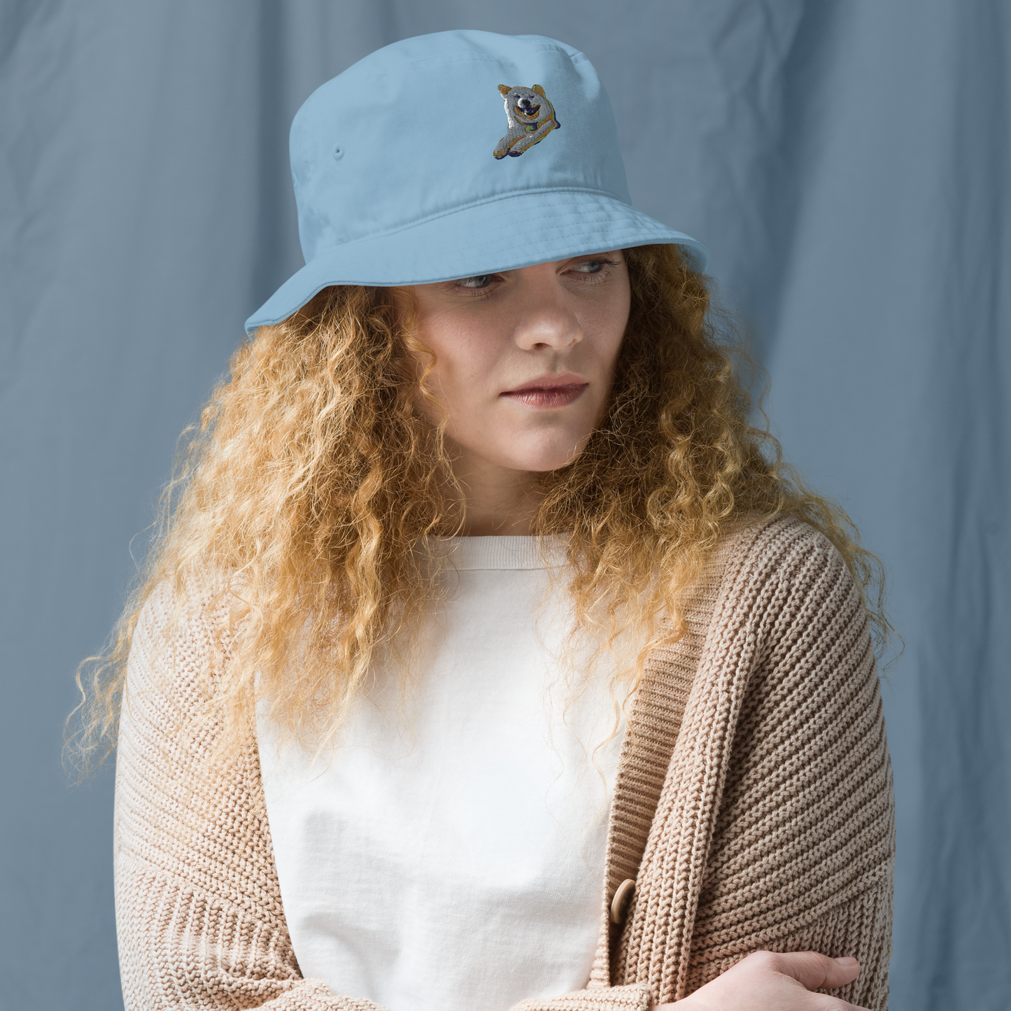 Custom Pet Organic Bucket Hat | Couch Cooper