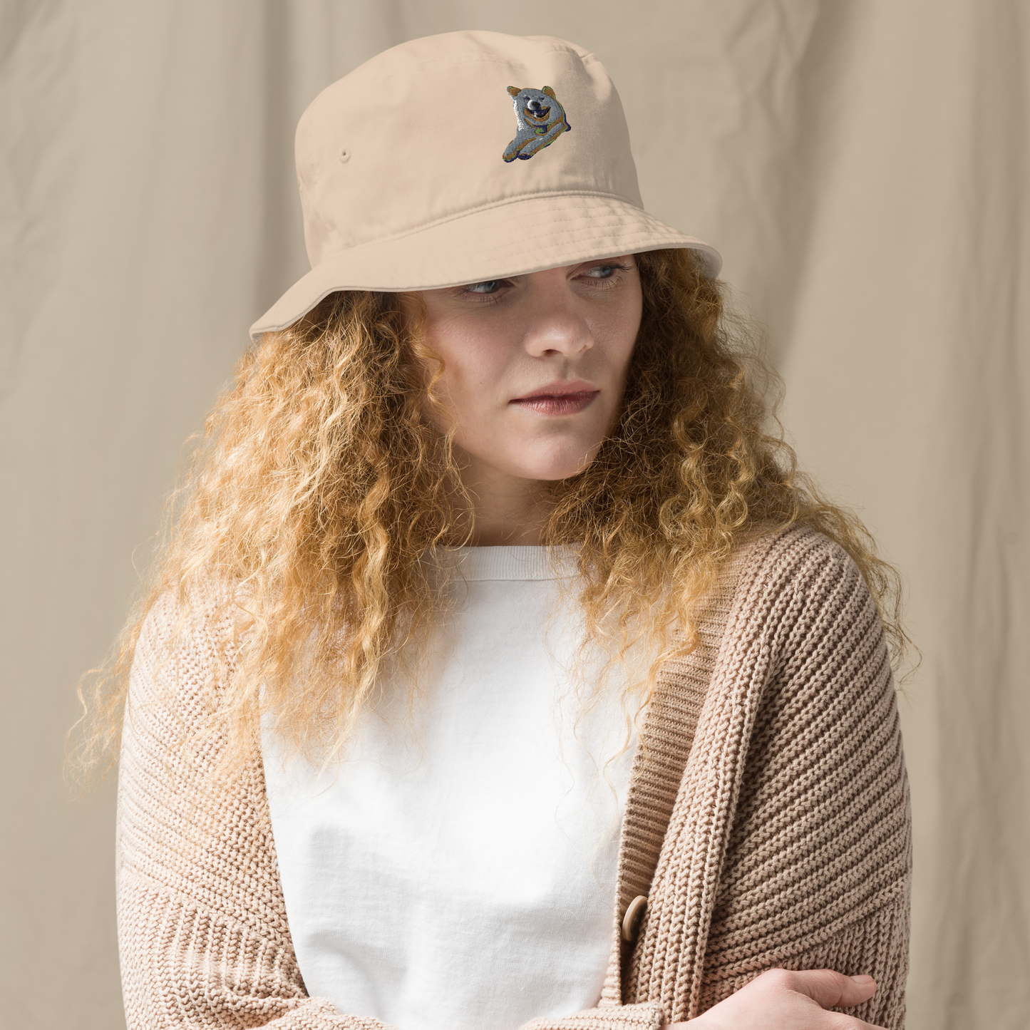Custom Pet Organic Bucket Hat | Couch Cooper
