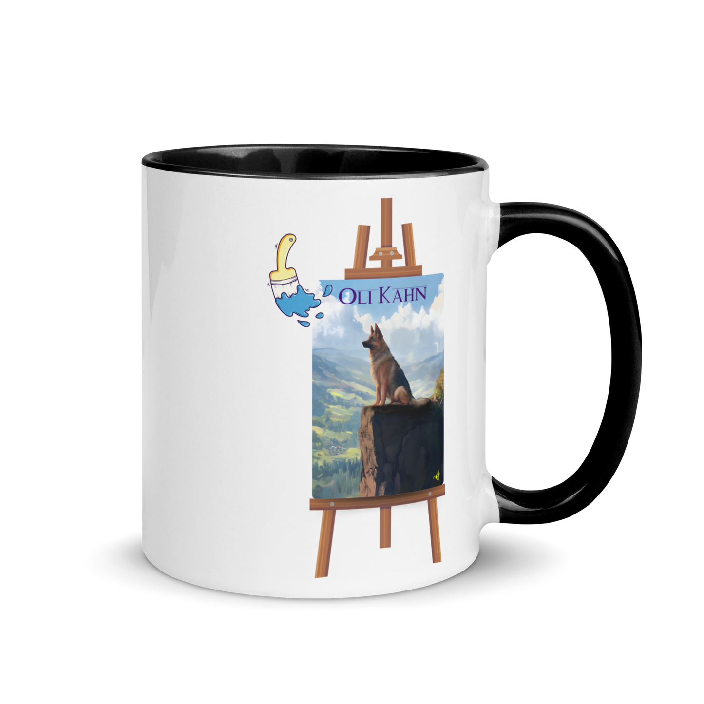 Custom Pet Mug with Color Inside | Oli Kahn