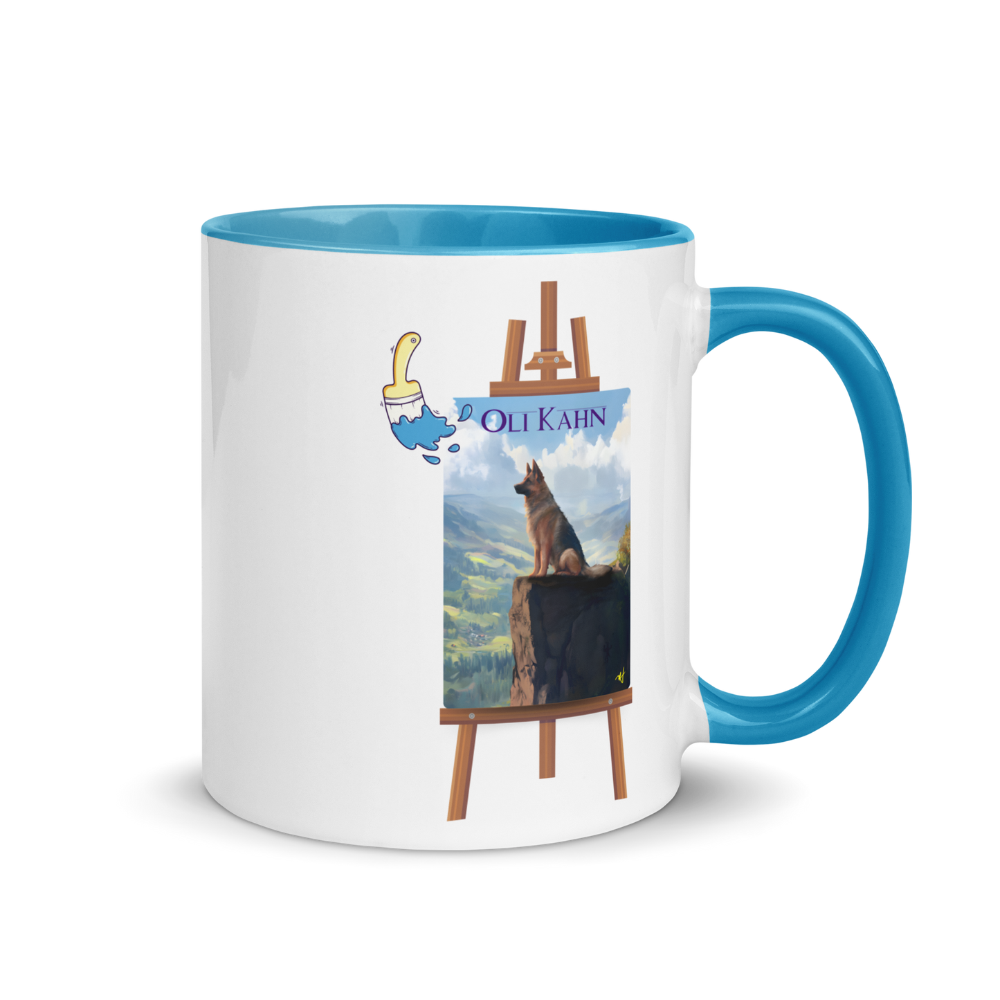 Custom Pet Mug with Color Inside | Oli Kahn