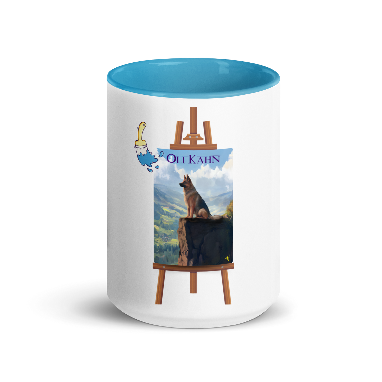 Custom Pet Mug with Color Inside | Oli Kahn