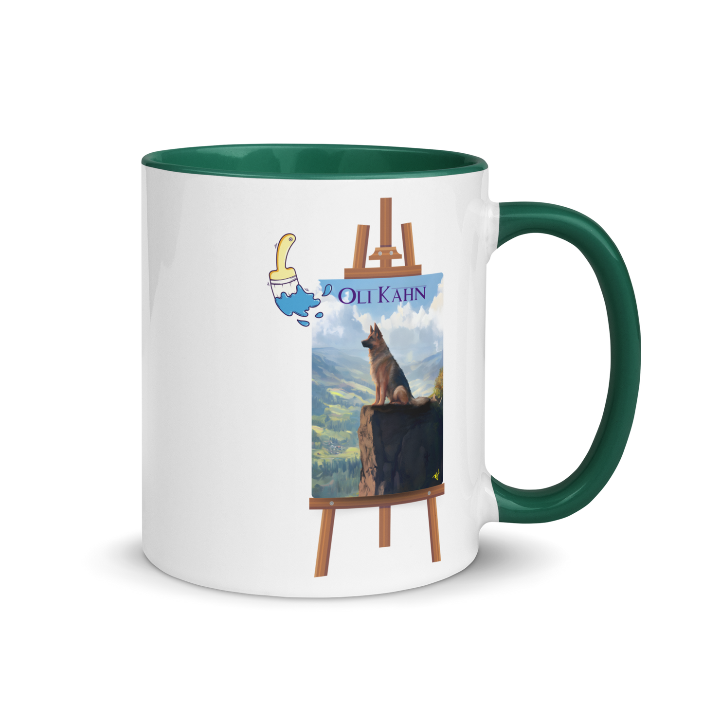 Custom Pet Mug with Color Inside | Oli Kahn