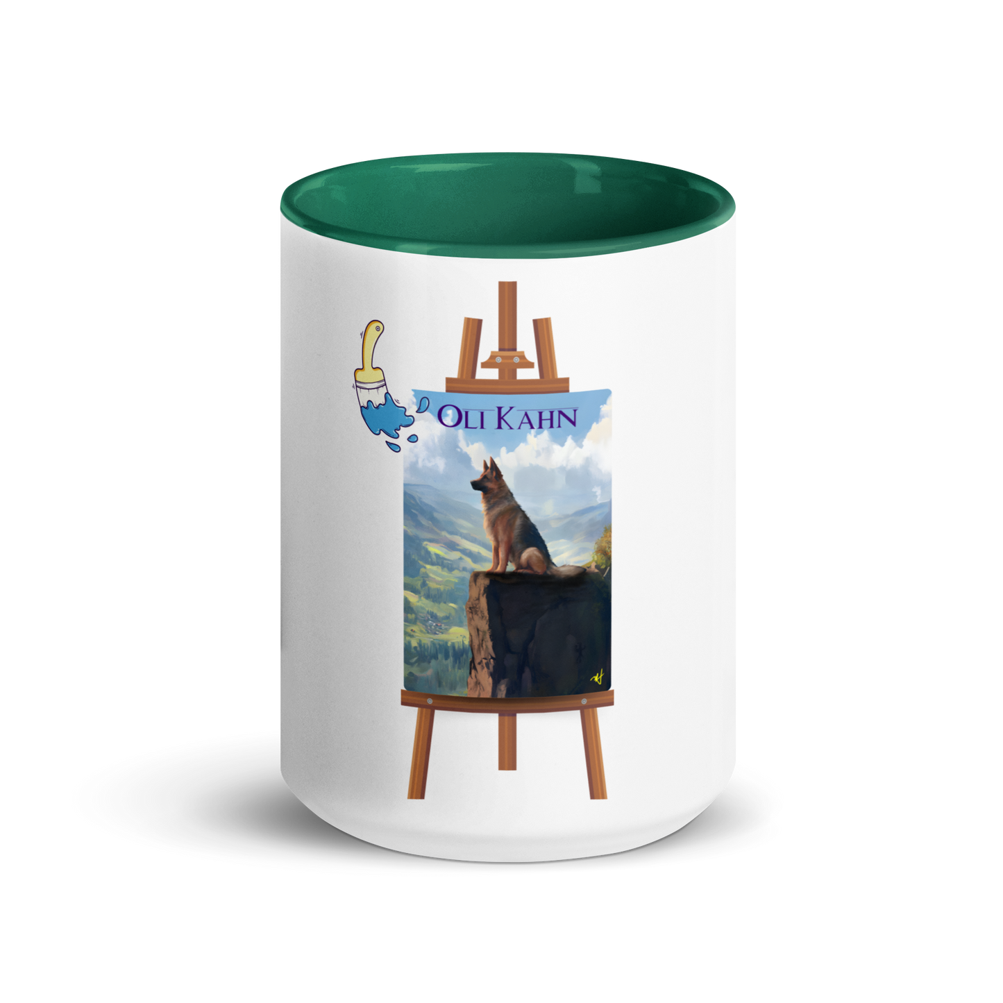 Custom Pet Mug with Color Inside | Oli Kahn