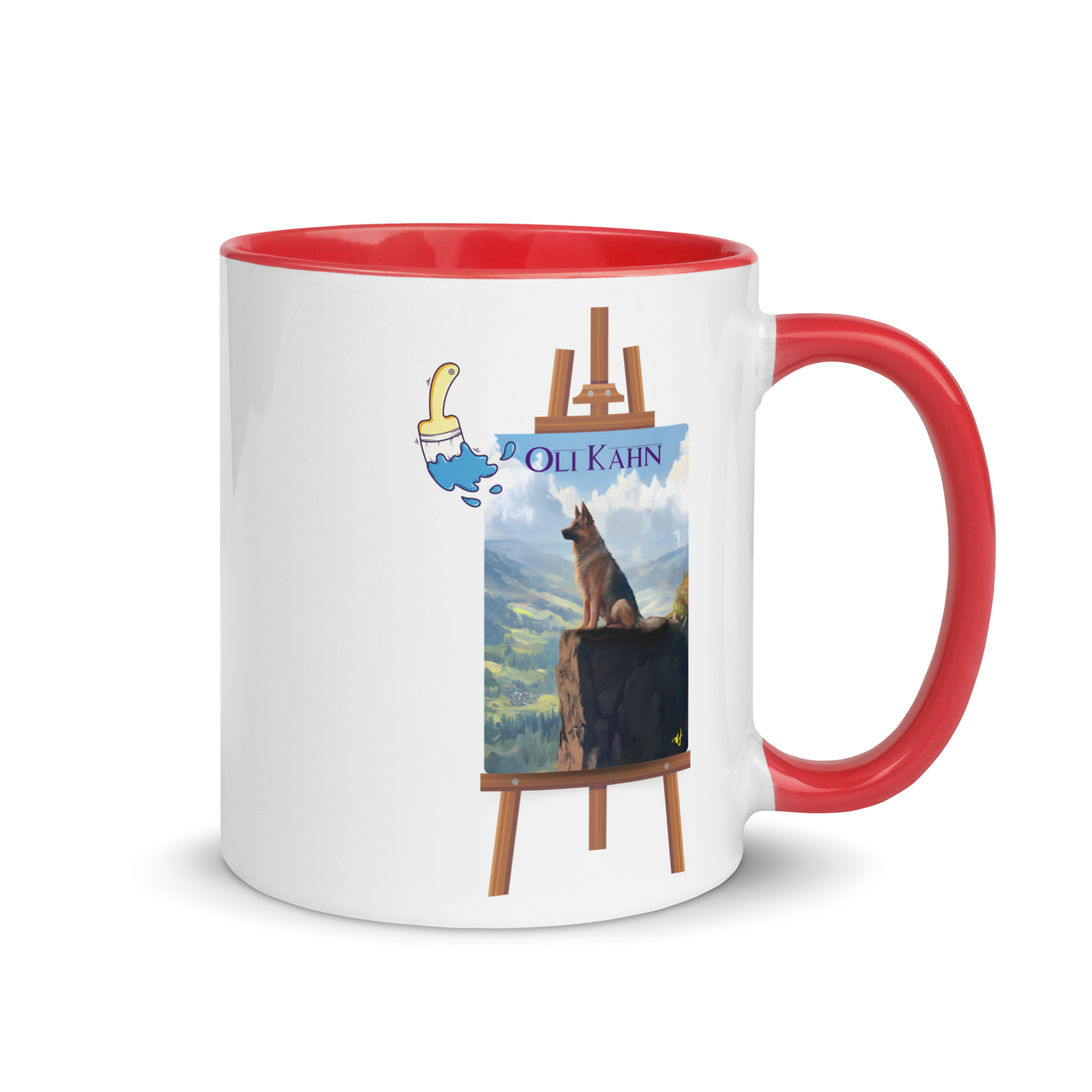 Custom Pet Mug with Color Inside | Oli Kahn