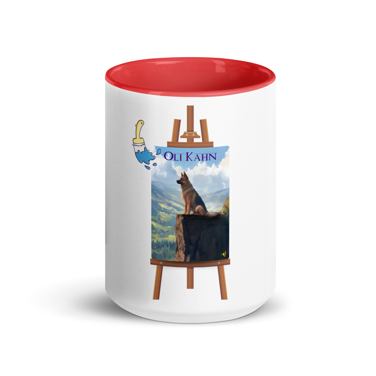 Custom Pet Mug with Color Inside | Oli Kahn