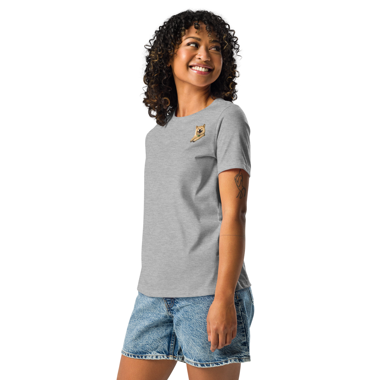 Custom Pet Women's Relaxed T-Shirt | Couch Cooper