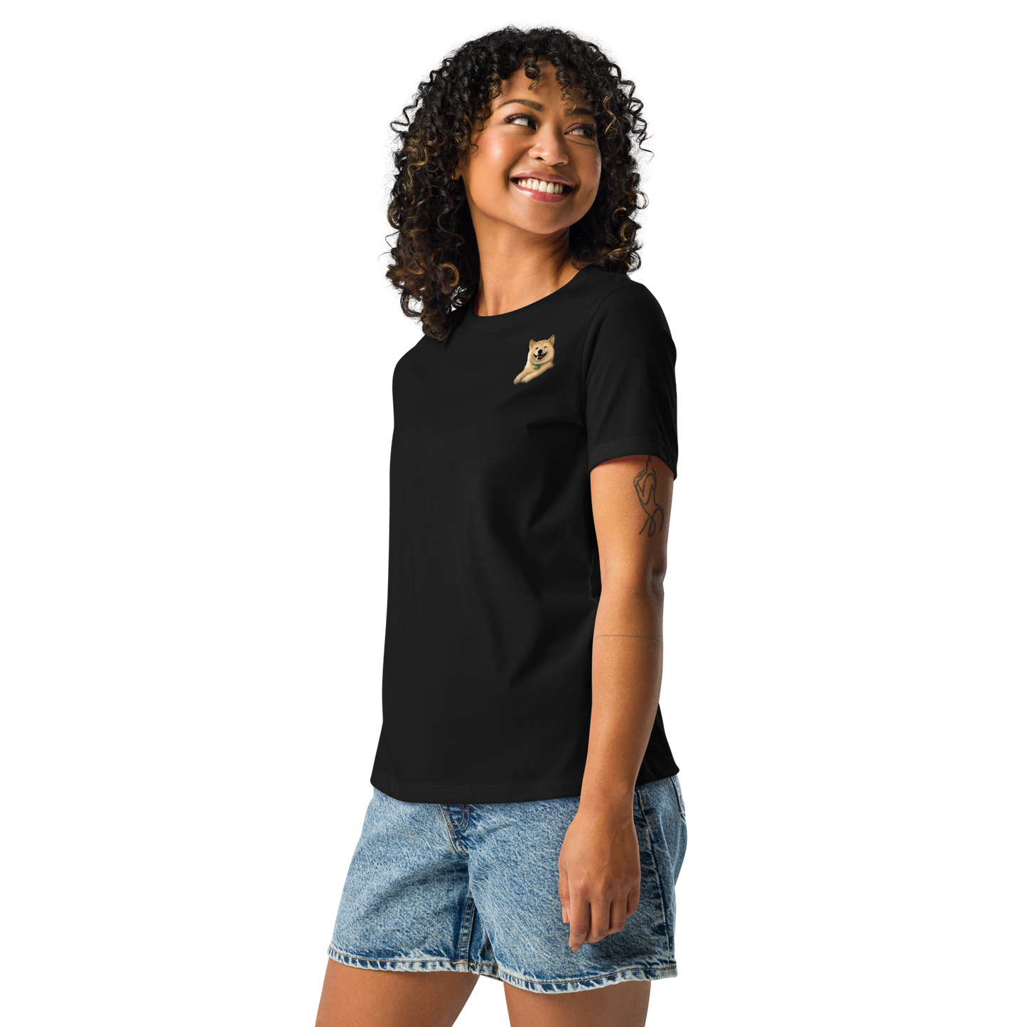 Custom Pet Women's Relaxed T-Shirt | Couch Cooper