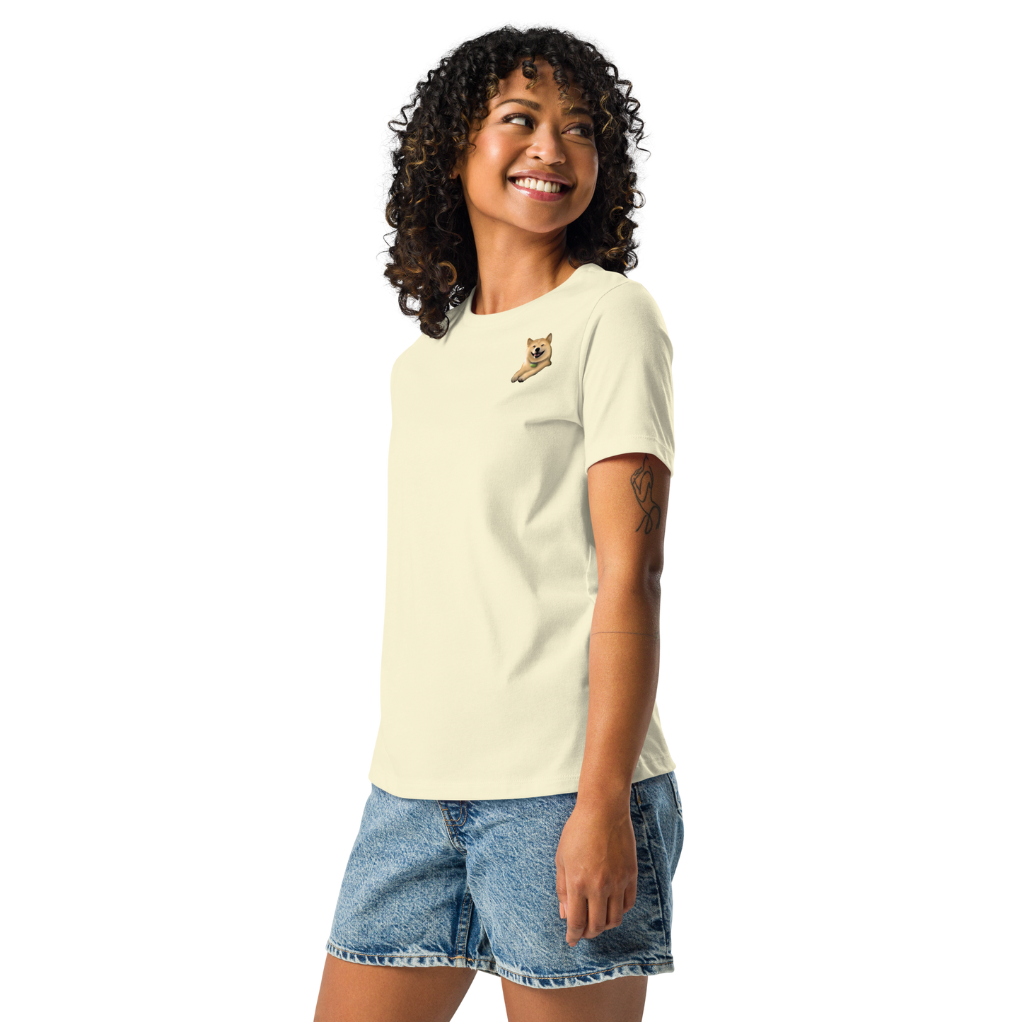 Custom Pet Women's Relaxed T-Shirt | Couch Cooper