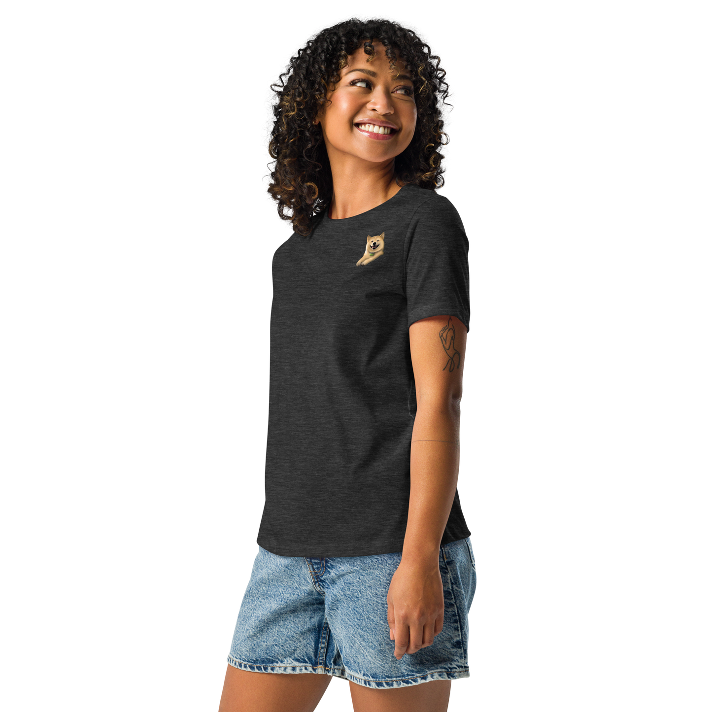Custom Pet Women's Relaxed T-Shirt | Couch Cooper