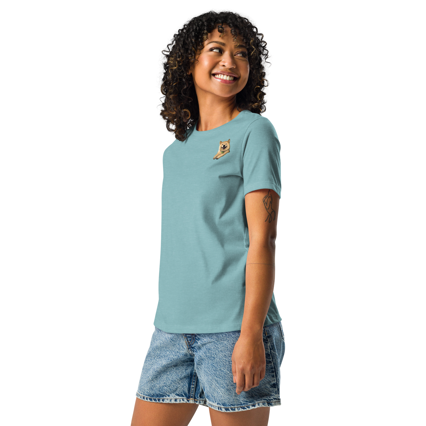 Custom Pet Women's Relaxed T-Shirt | Couch Cooper