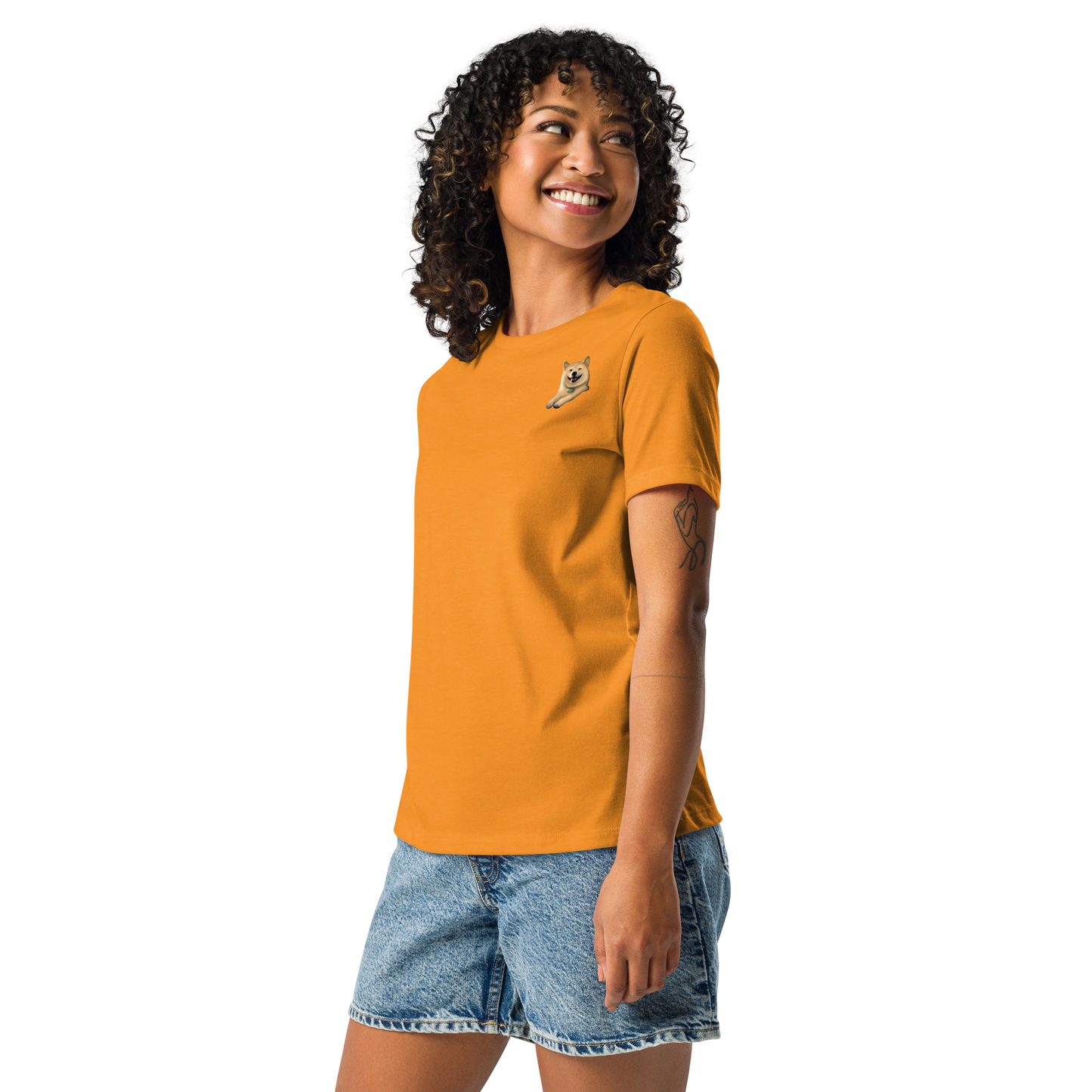 Custom Pet Women's Relaxed T-Shirt | Couch Cooper