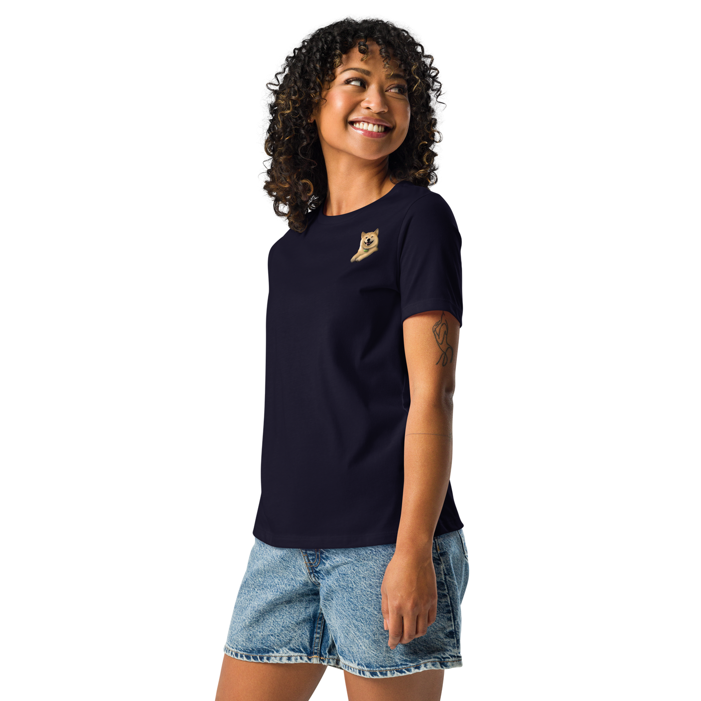 Custom Pet Women's Relaxed T-Shirt | Couch Cooper