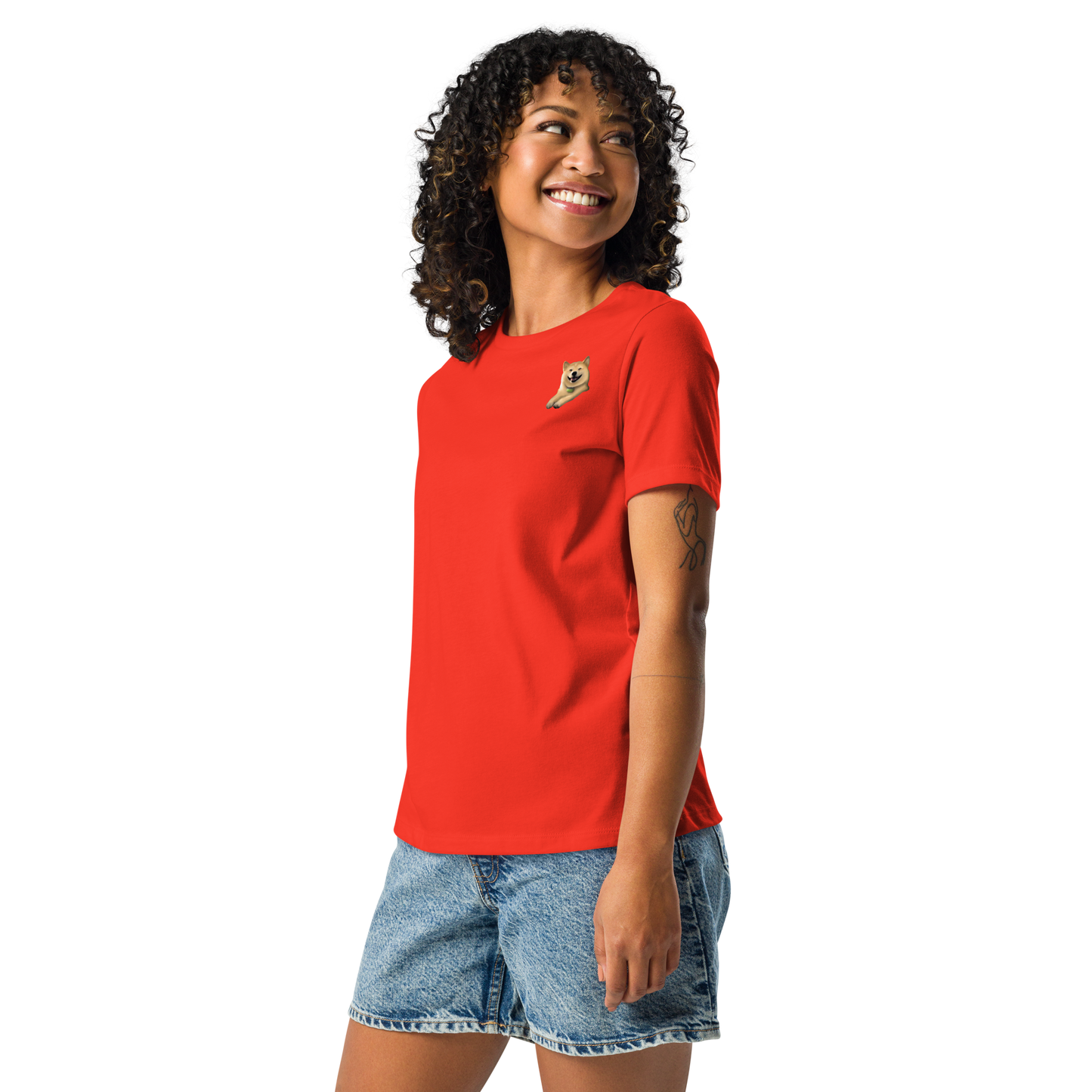 Custom Pet Women's Relaxed T-Shirt | Couch Cooper