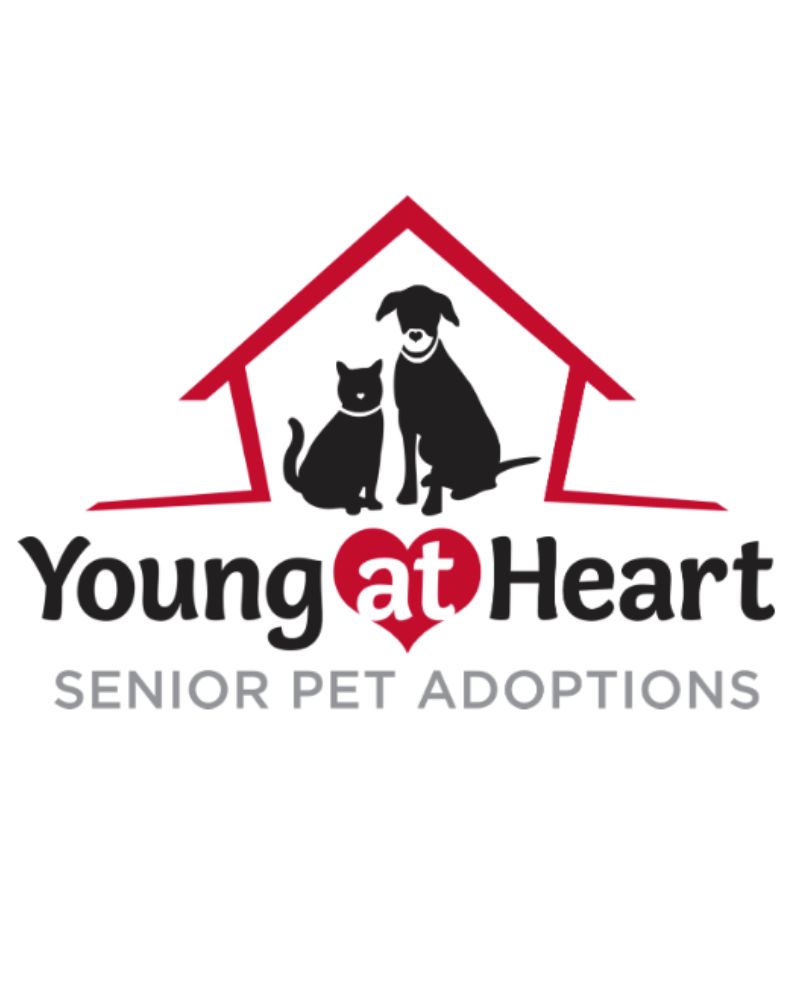 Young At Heart Senior Pet Adoptions logo