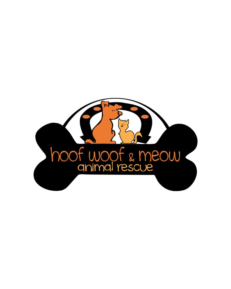 Hoof Woof and Meow Animal Rescue logo