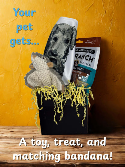 Doodle Box — Custom Pet Art Subscription Box for Dog Moms & Cat Dads Includes Artwork Stickers Toy Treat Mini Canvas & Surprise Item Perfect for Pet Lovers