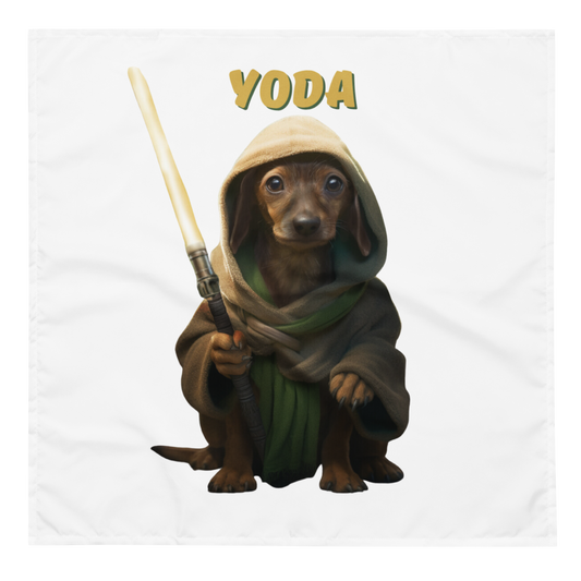 Custom Pet Bandana for a dog named Yoda