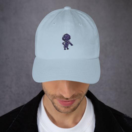 light blue Custom Pet Dad Hat for a dog named Bella