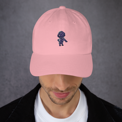 pink Custom Pet Dad Hat for a dog named Bella