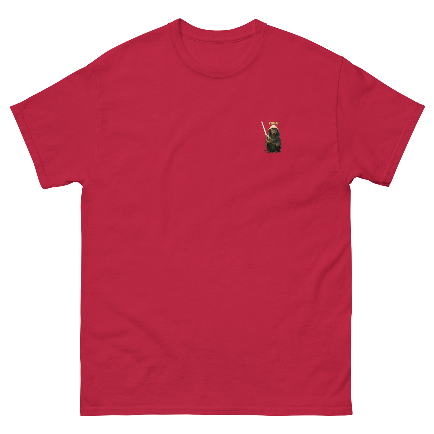 cardinal Custom Pet Men’s Classic Tee for a dog named Yoda