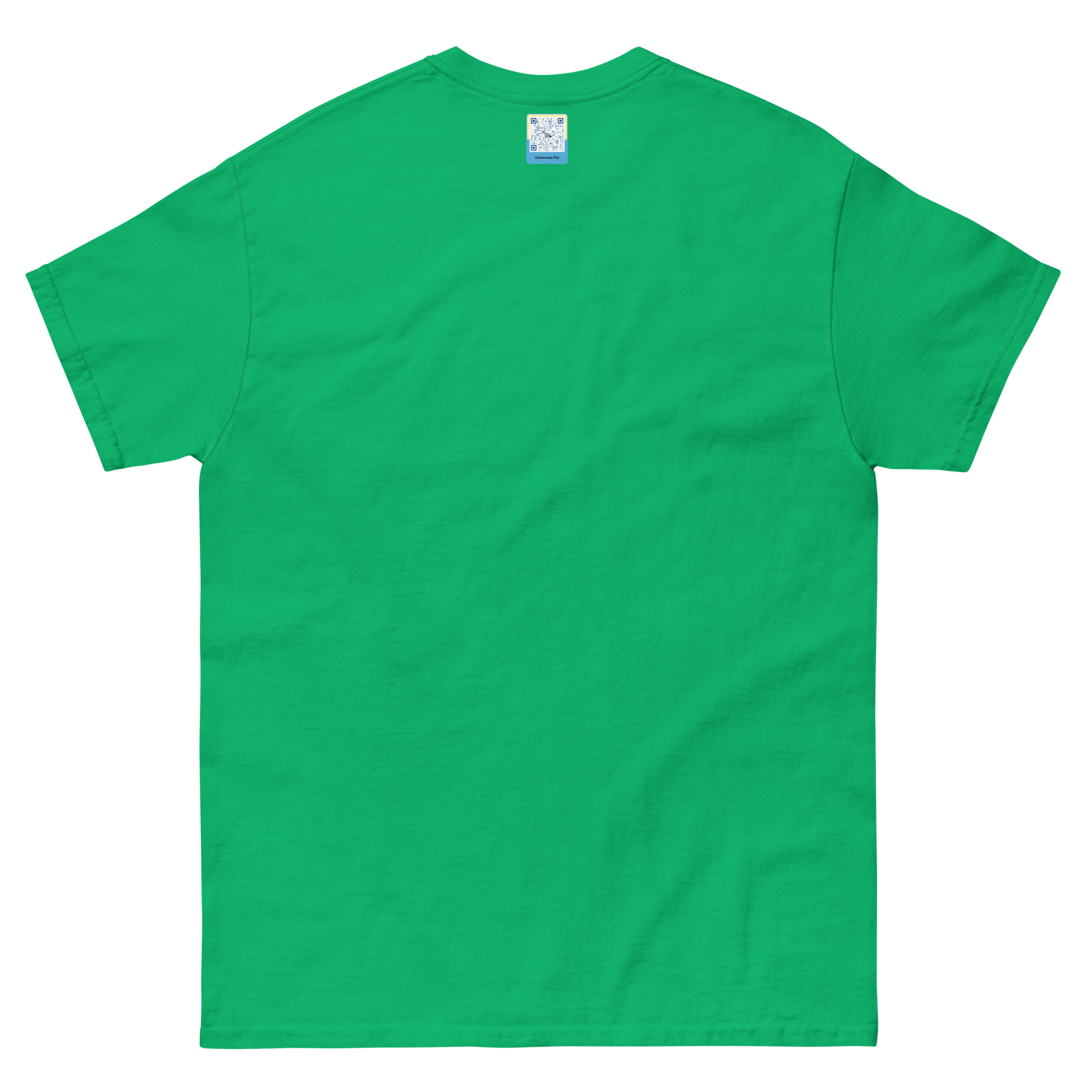 irish green Custom Pet Men’s Classic Tee for a dog named Yoda