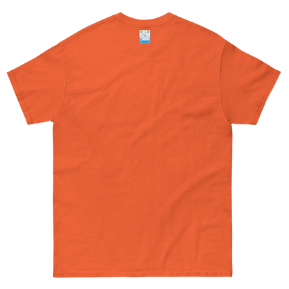 orange Custom Pet Men’s Classic Tee for a dog named Yoda