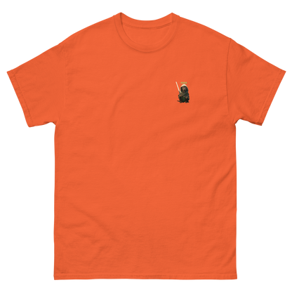 orange Custom Pet Men’s Classic Tee for a dog named Yoda