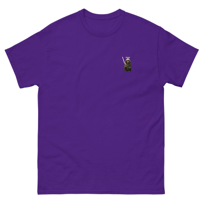 purple Custom Pet Men’s Classic Tee for a dog named Yoda