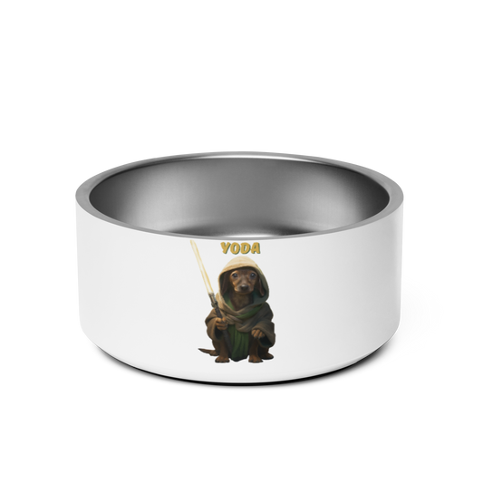 Custom Pet Bowl for a dog named Yoda