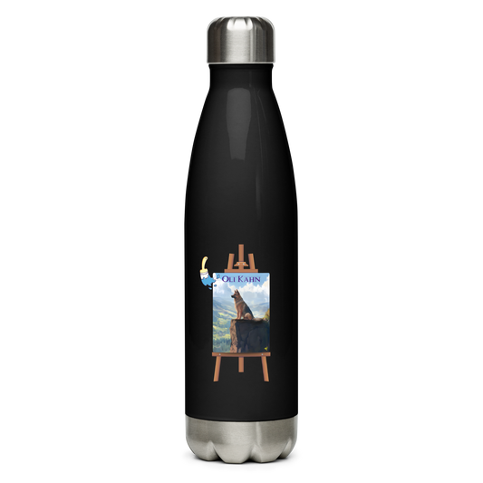 Custom Pet Stainless steel water bottle | Oli Kahn