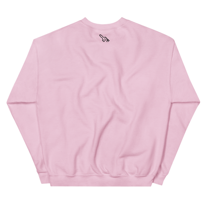 light pink Custom Pet Unisex Sweatshirt for a dog named Yoda