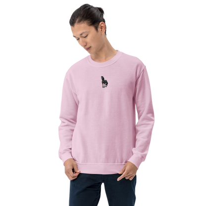 light pink Custom Pet Unisex Sweatshirt for a horse named Bella