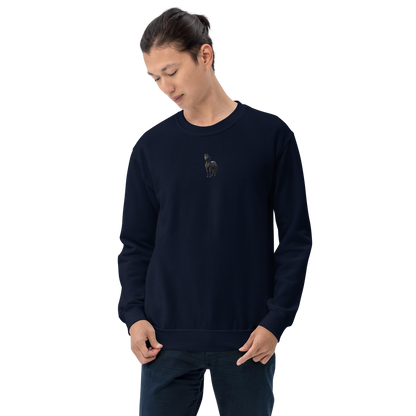 navy Custom Pet Unisex Sweatshirt for a horse named Bella