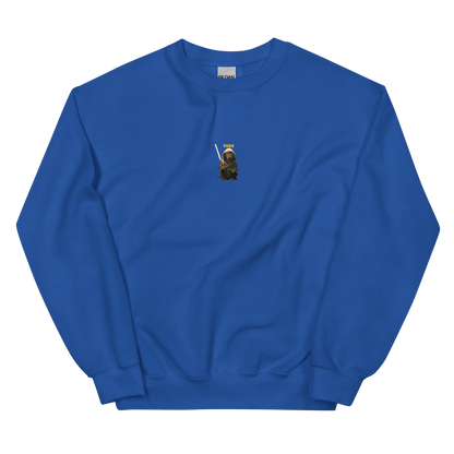 royal blue Custom Pet Unisex Sweatshirt for a dog named Yoda