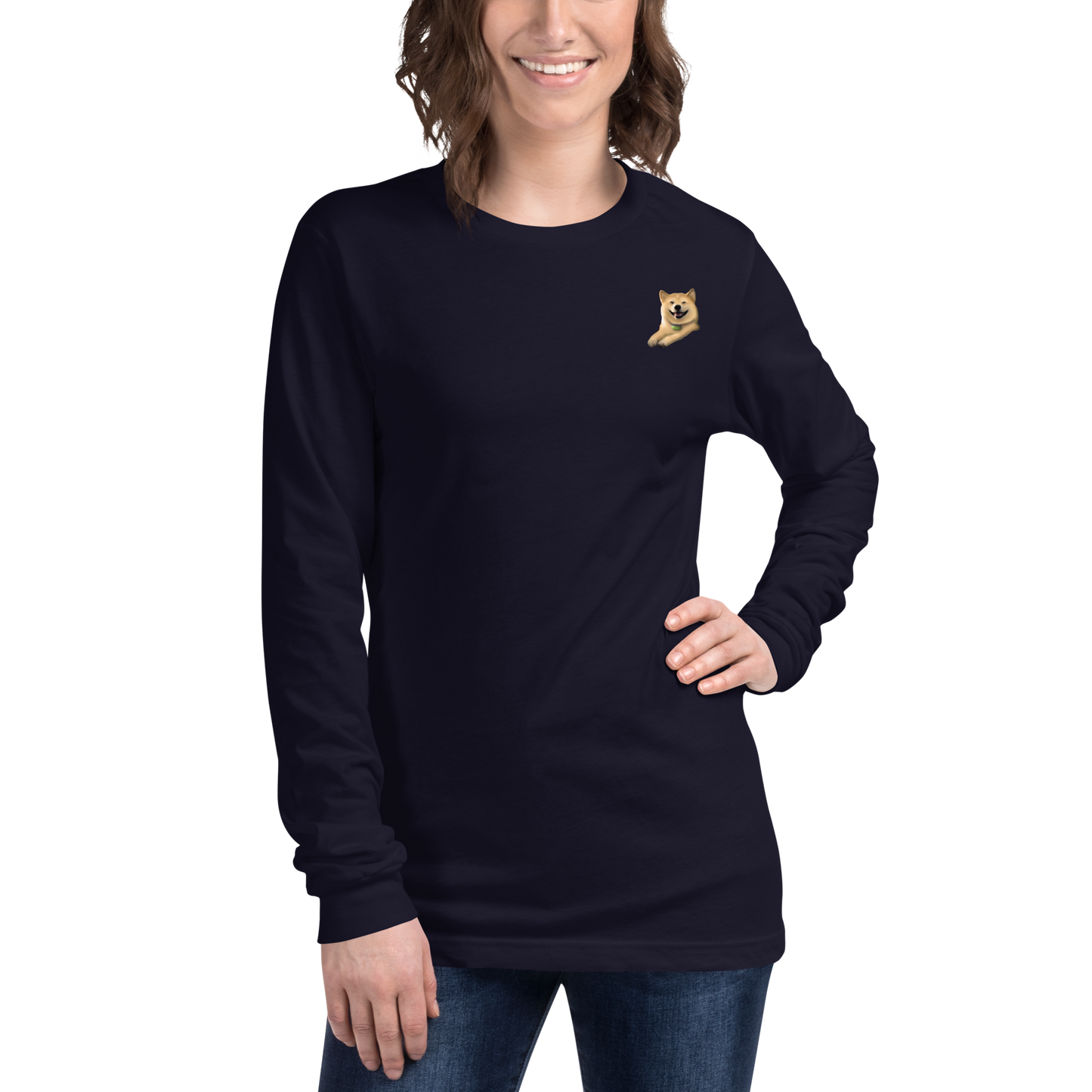 Custom Pet Unisex Long Sleeve Tee | Couch Cooper