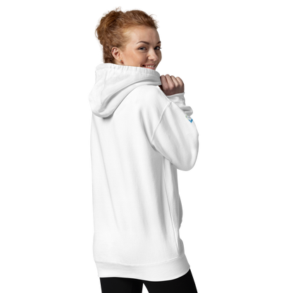 white Custom Pet Unisex Hoodie for a horse named Bella