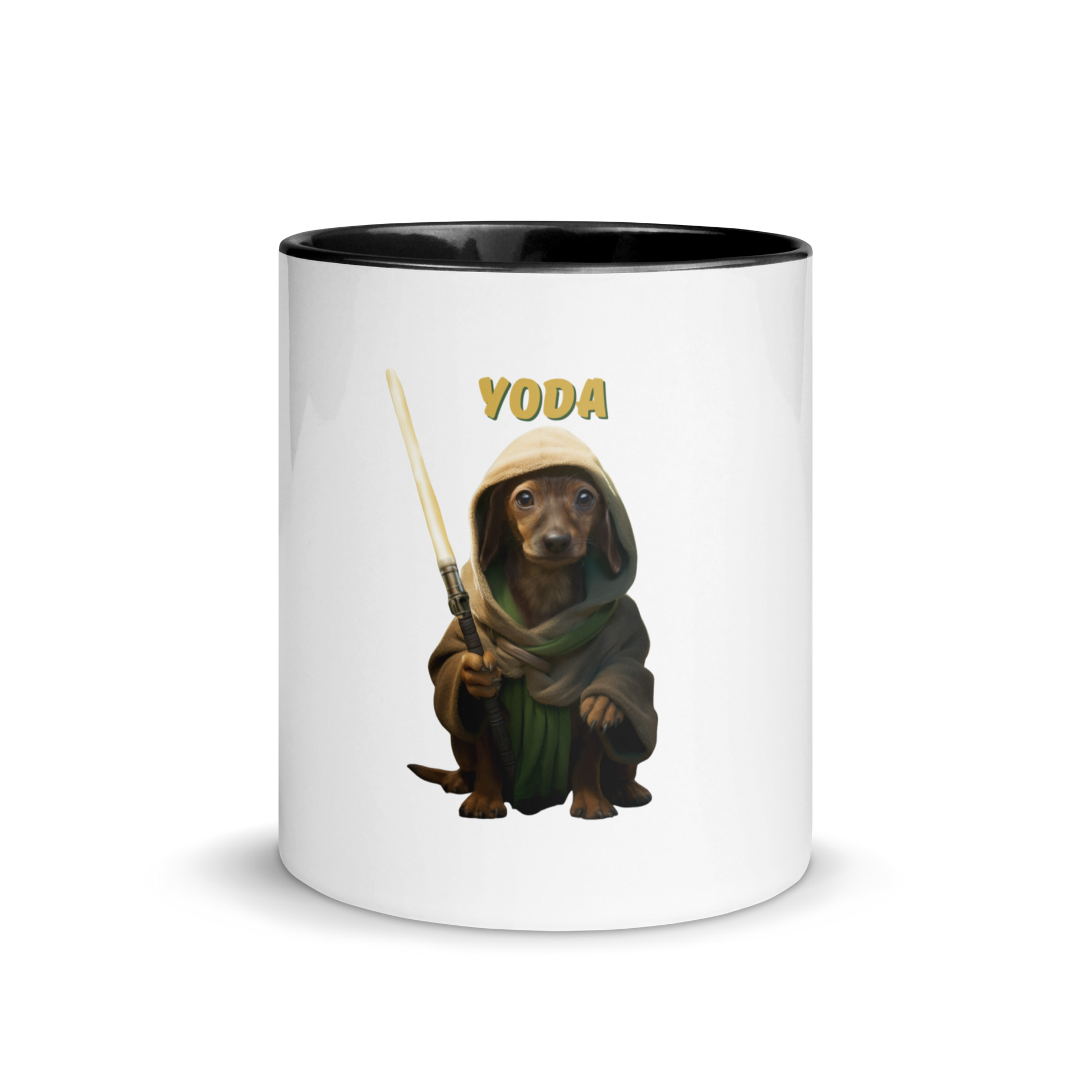 Custom Pet Coffee Mug for a dog named Yoda