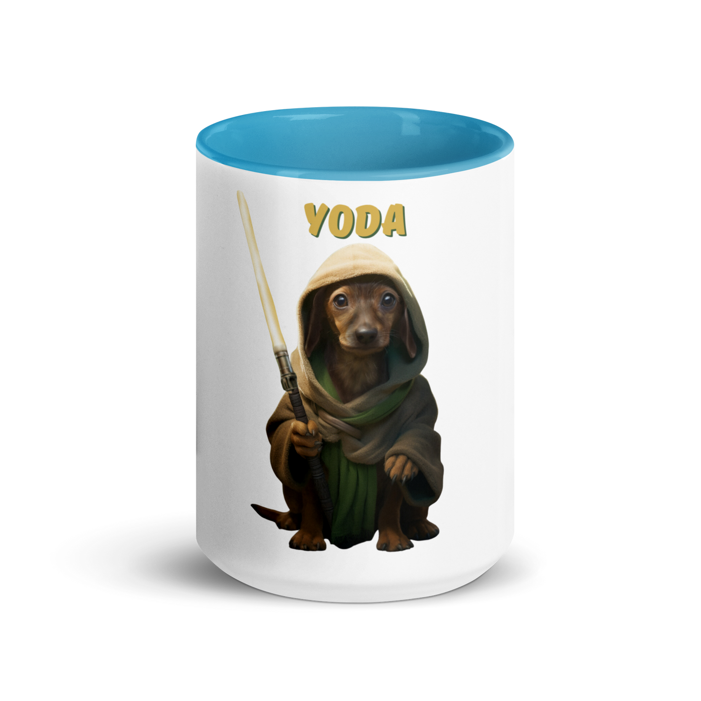 Custom Pet Coffee Mug for a dog named Yoda