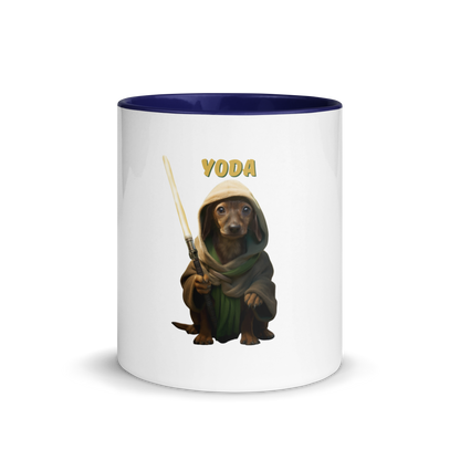 Custom Pet Coffee Mug for a dog named Yoda